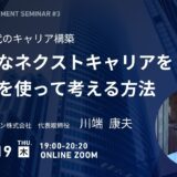 2025.06.09 オンラインセミナー開催　『ＡＩ時代のキャリア構築～豊かなネクストキャリアをＡＩを使って考える方法～』　講師：アクティブビジョン株式会社　代表取締役　川端　康夫